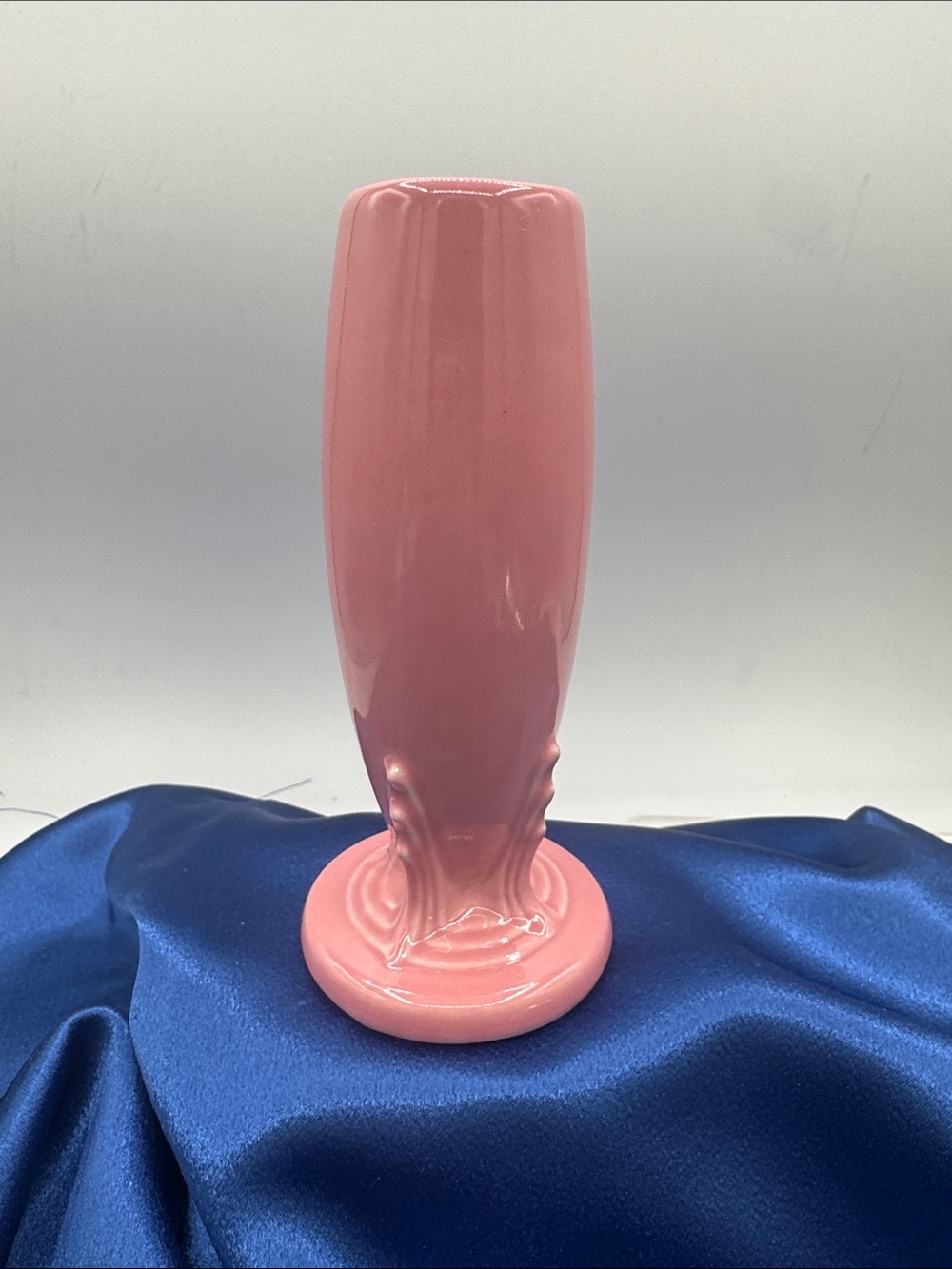 Fiestaware Bud Vase manufactured by the Homer Laughlin China Company.